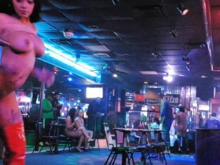 All nude stripper giving a lap dance