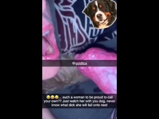 18 Years Girl Or Dog - Snapchat Dog Sex